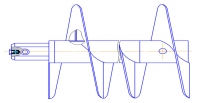 Шнек D200-1000.